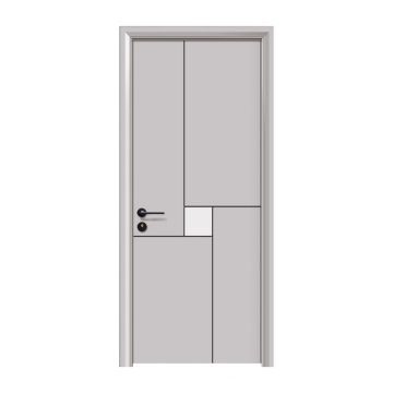 GO-H1027 Real Nature Wood Door Rubber wood Door Modern Door Design